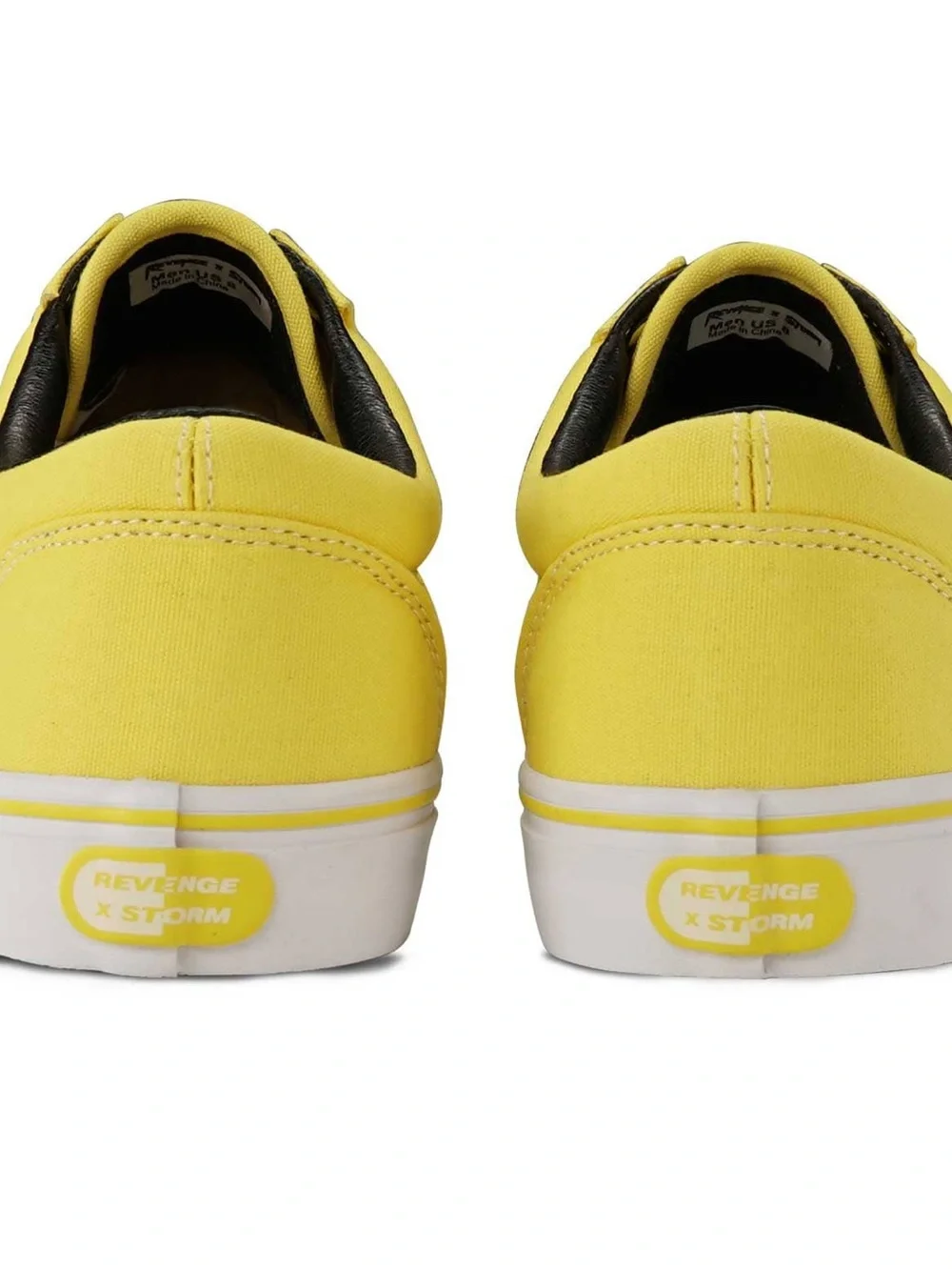 Revenge x Storm NIB Low Top Lace Sneakers in Yellow, Size 9